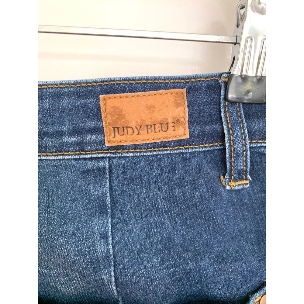 Judy Blue Flare Front Side Welt Pockets Jeans 13/31 Inseam 32